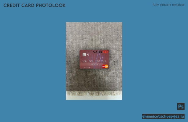 Saudi-Arabien Die Saudi British Bank Mastercard Photolook Beispielvorschau